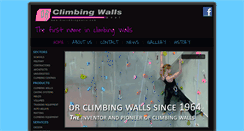 Desktop Screenshot of drclimbingwalls.com